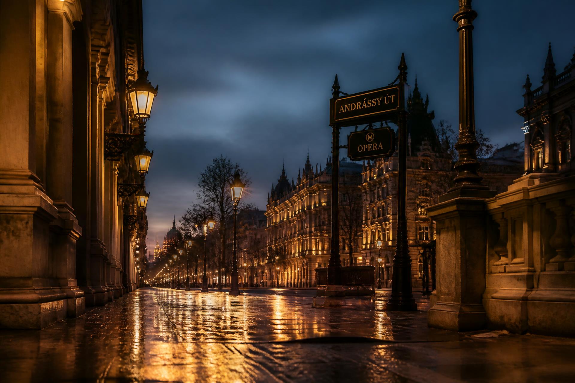 Budapest at blue hour
